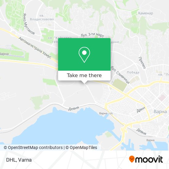 DHL map