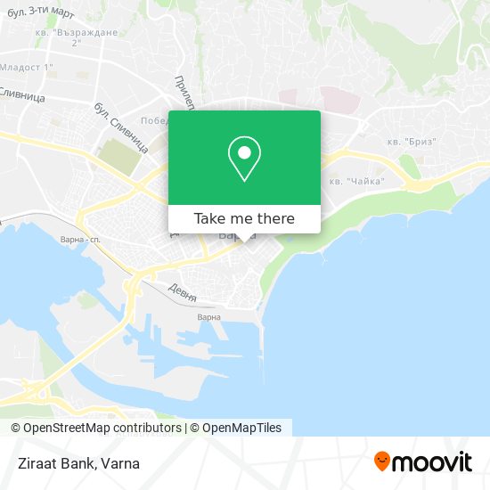 Ziraat Bank map