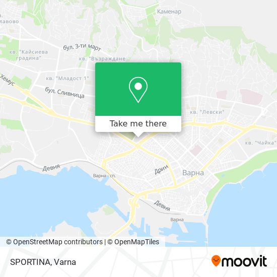 SPORTINA map