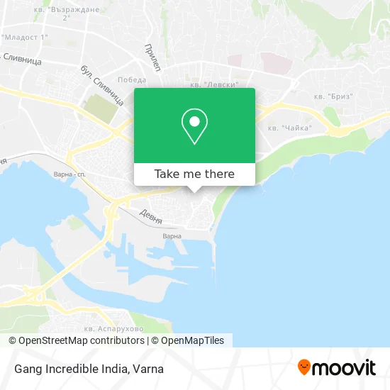 Карта Gang Incredible India