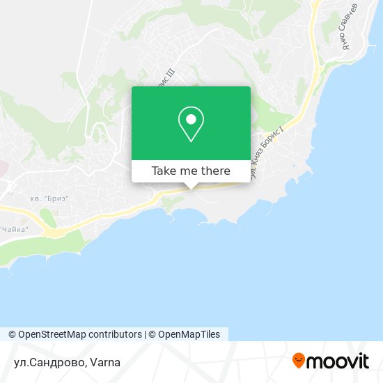 ул.Сандрово map