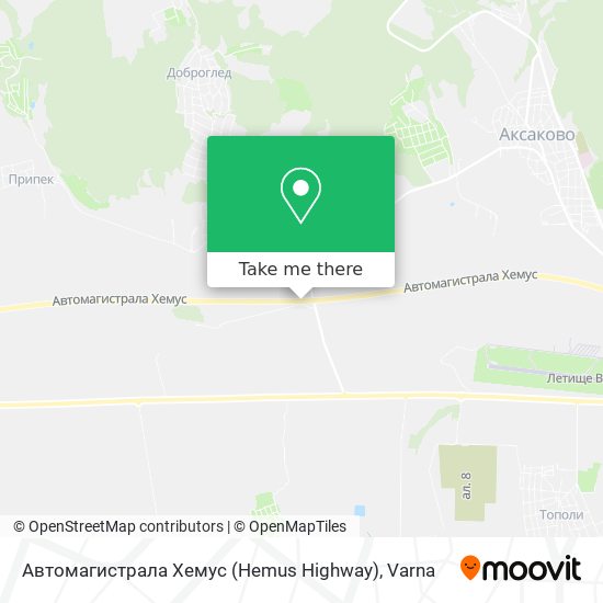 Автомагистрала Хемус (Hemus Highway) map