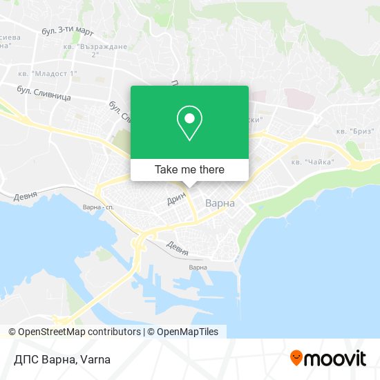 ДПС Варна map
