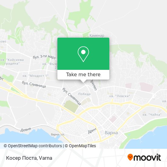 Косер Поста map
