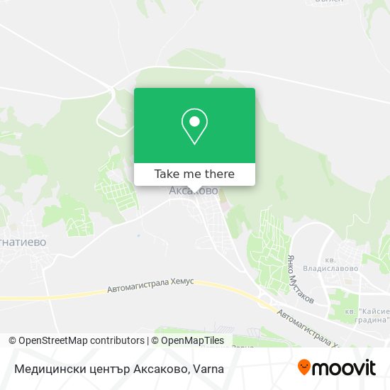 Медицински център Аксаково map