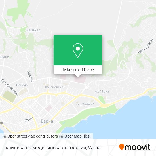 клиника по медицинска онкология map