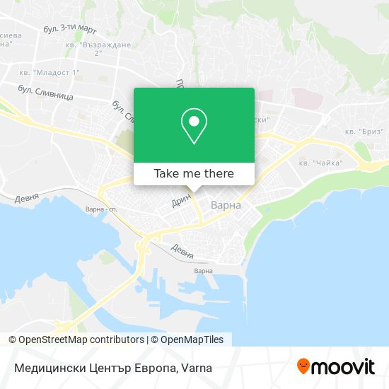 Медицински Център Европа map