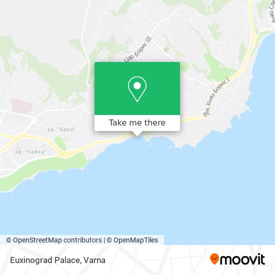 Euxinograd Palace map