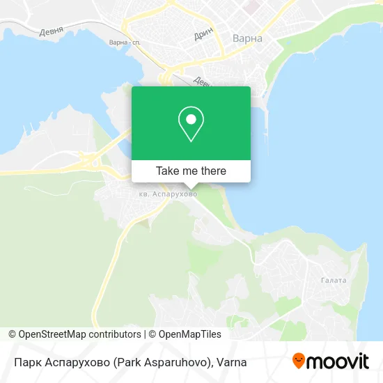 Карта Парк Аспарухово (Park Asparuhovo)