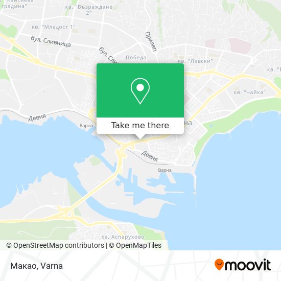 Карта Макао