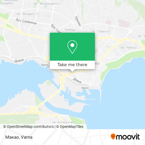Карта Макао