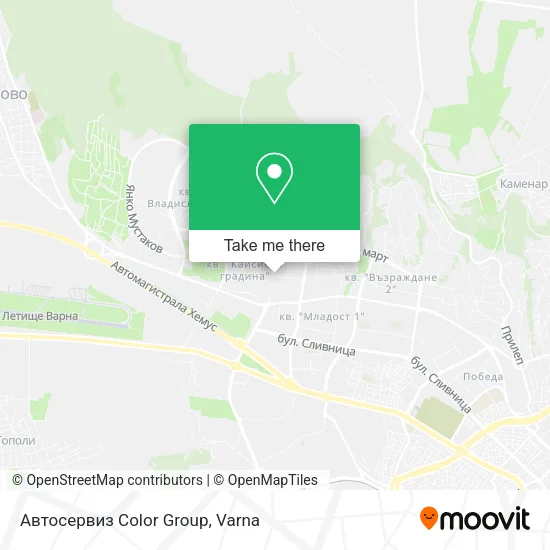 Карта Автосервиз Color Group