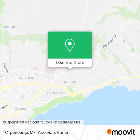 Стрелбище, М-т Акчелар map