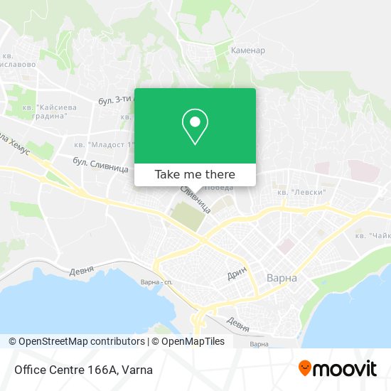 Office Centre 166A map