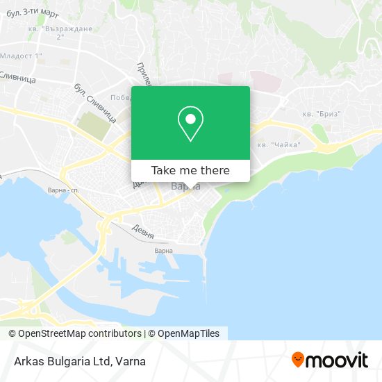 Arkas Bulgaria Ltd map