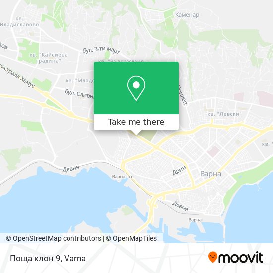 Поща клон 9 map