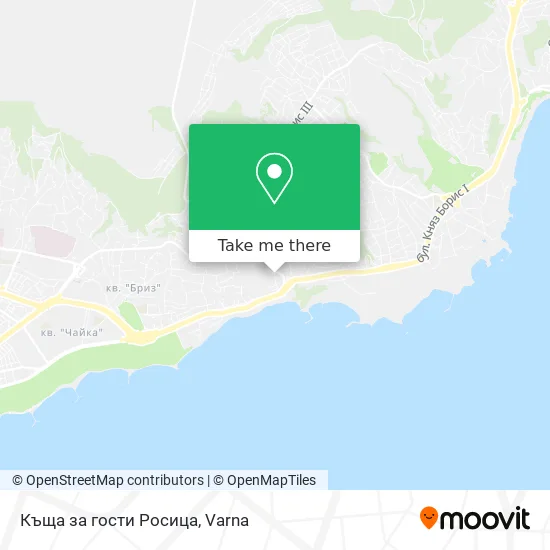 Карта Къща за гости  Росица