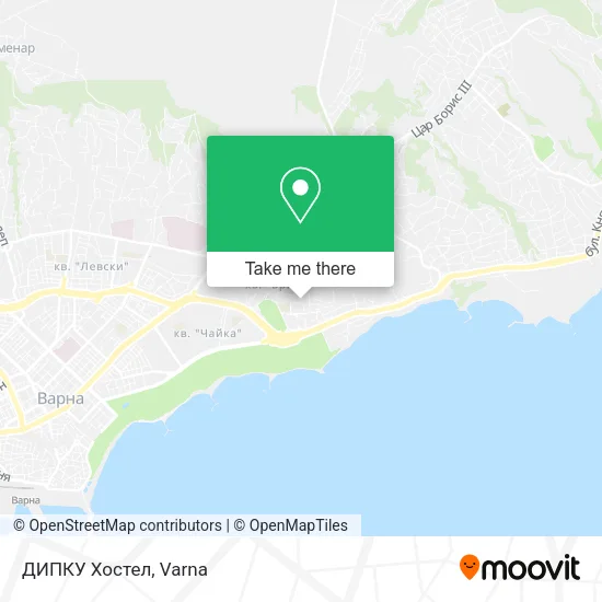 Карта ДИПКУ Хостел