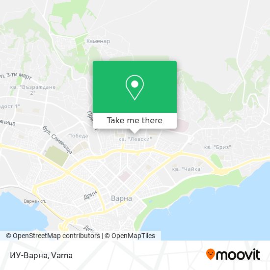 ИУ-Варна map