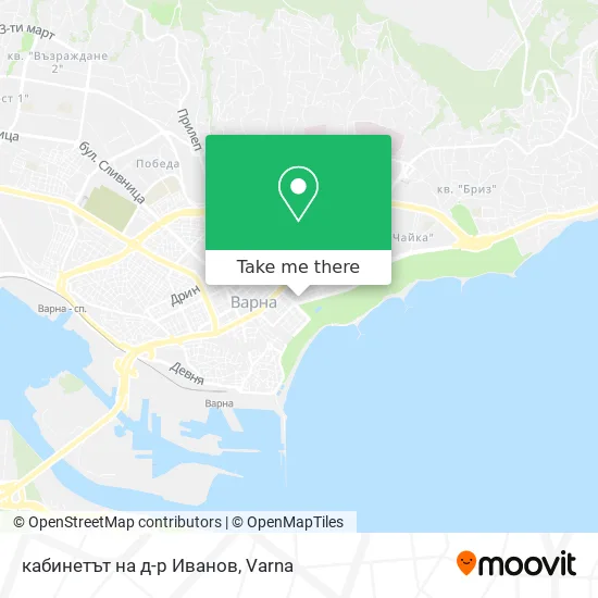 Карта кабинетът на д-р Иванов