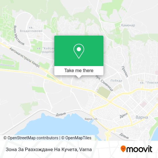 Карта Зона За Разхождане На Кучета
