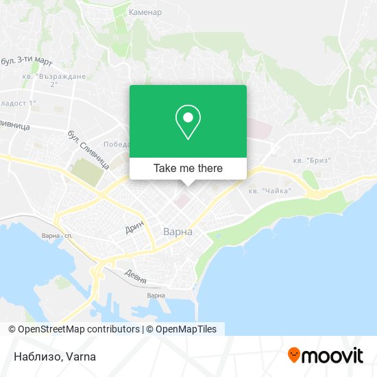 Карта Наблизо