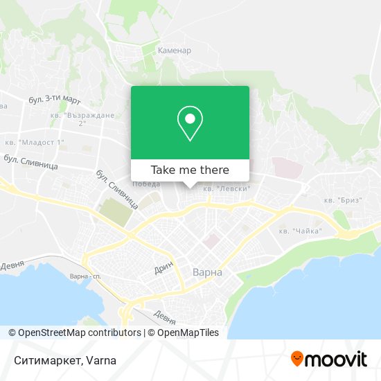 Карта Ситимаркет