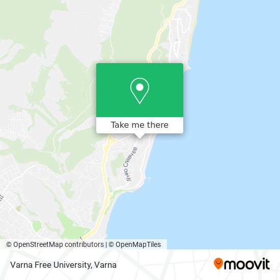 Varna Free University map