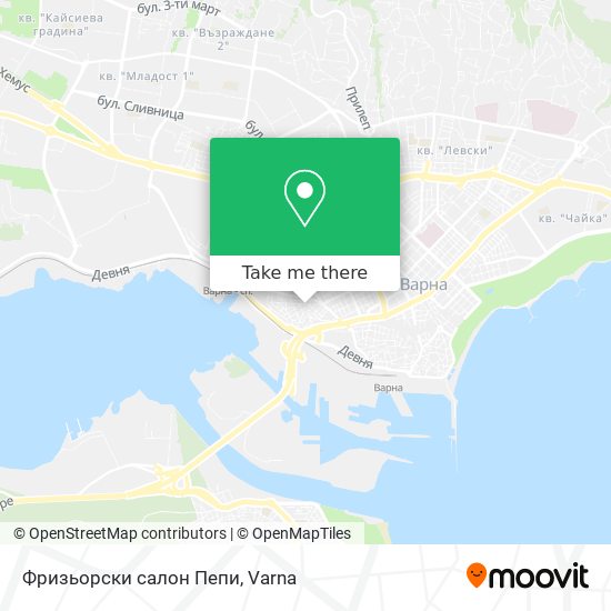 Фризьорски салон Пепи map