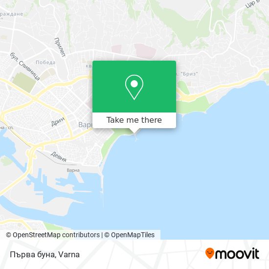 Първа буна map
