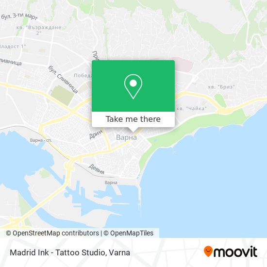 Madrid Ink - Tattoo Studio map