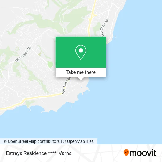 Карта Estreya Residence ****