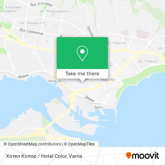 Хотел Колор / Hotel Color map