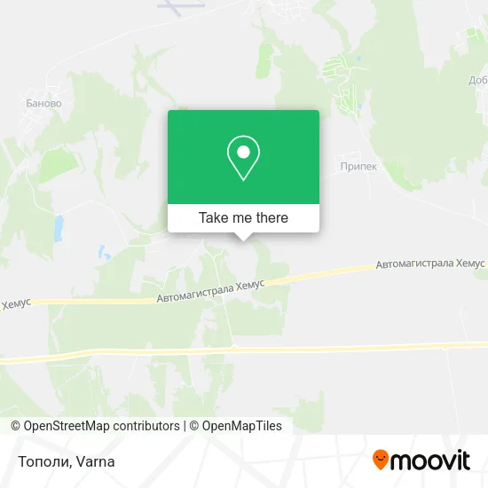 Карта Тополи