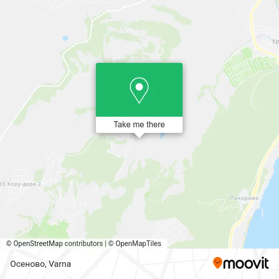 Карта Осеново