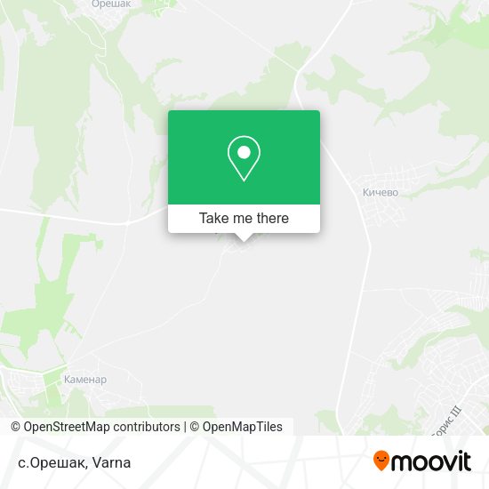 Карта с.Орешак