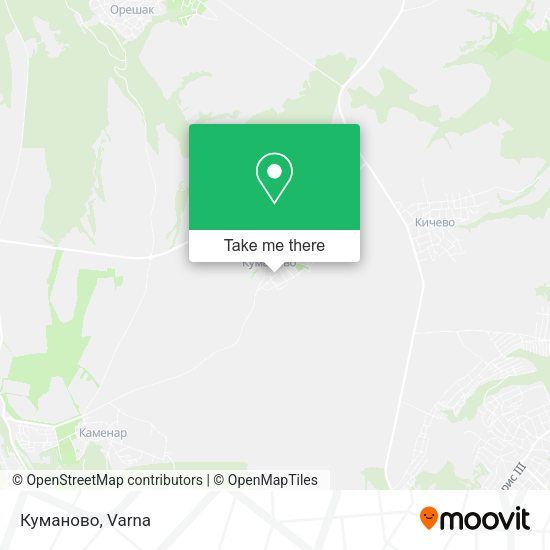 Куманово map