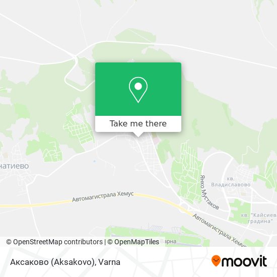 Аксаково (Aksakovo) map