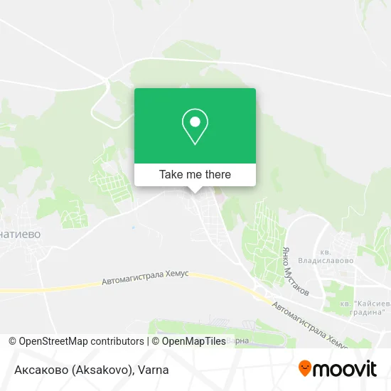 Карта Аксаково (Aksakovo)