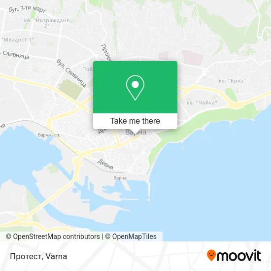 Карта Протест
