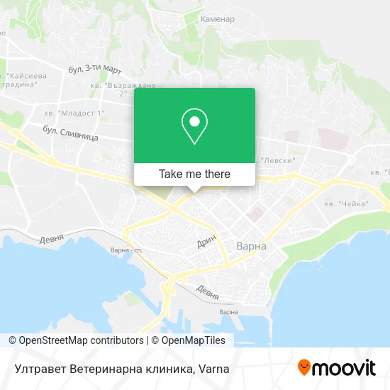 Карта Ултравет Ветеринарна клиника