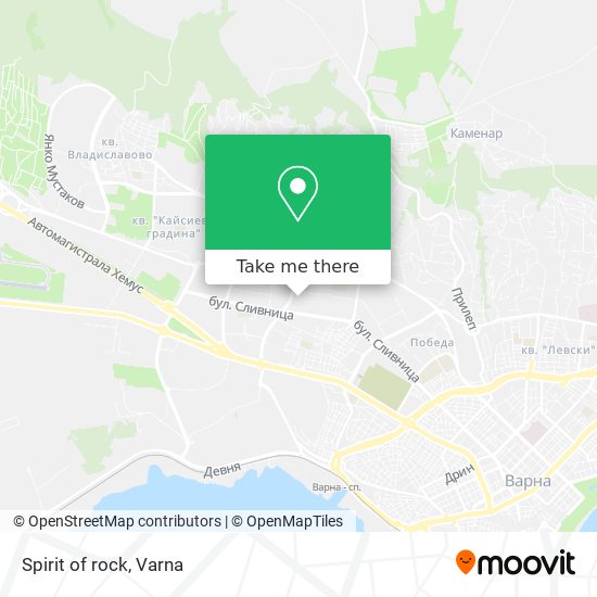 Spirit of rock map