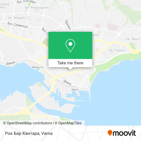 Карта Рок Бар Кантара
