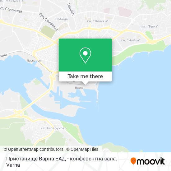 Пристанище Варна ЕАД - конферентна зала map