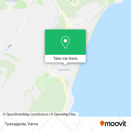 Трахадром map