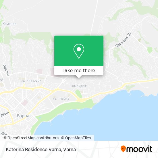 Katerina Residence Varna map