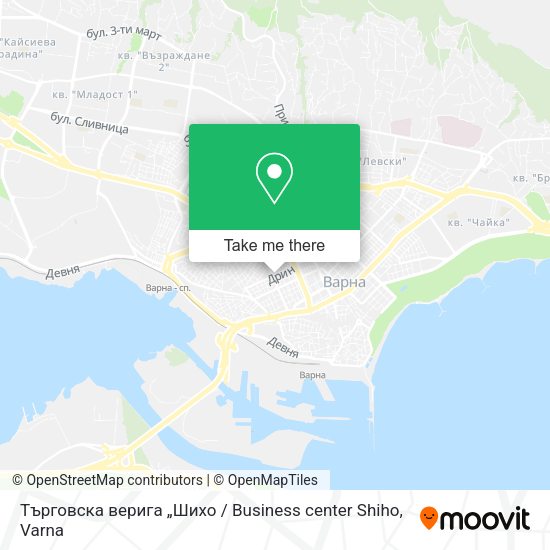 Карта Търговска верига „Шихо  / Business center  Shiho