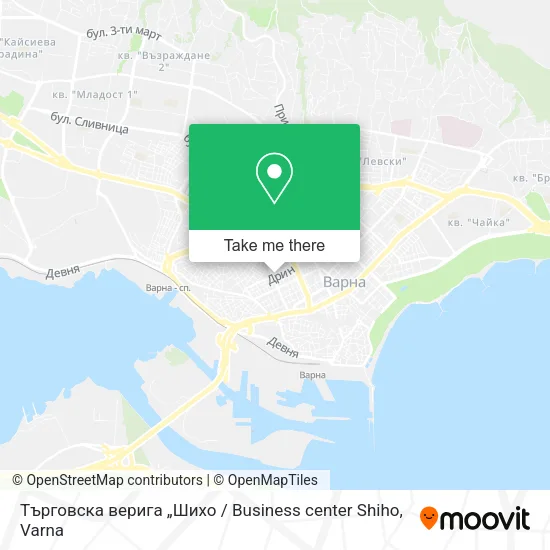 Карта Търговска верига „Шихо  / Business center  Shiho