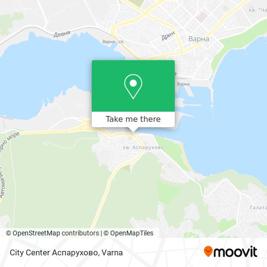 City Center  Аспарухово map