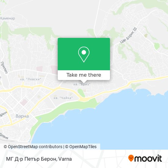 МГ Д-р Петър Берон map